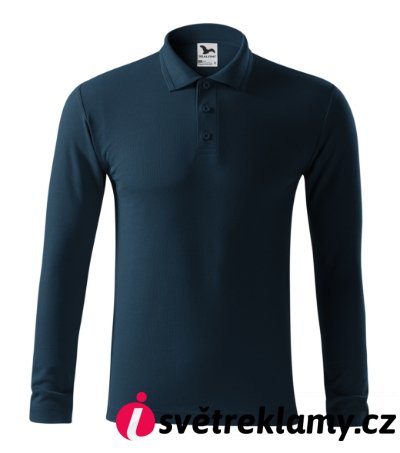 Pique Polo LS - Barva: bílá, Velikost: S