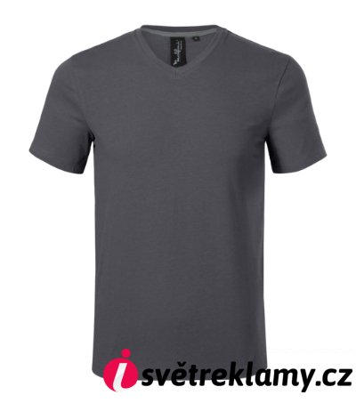 Action V-neck - Barva: garnet, Velikost: S