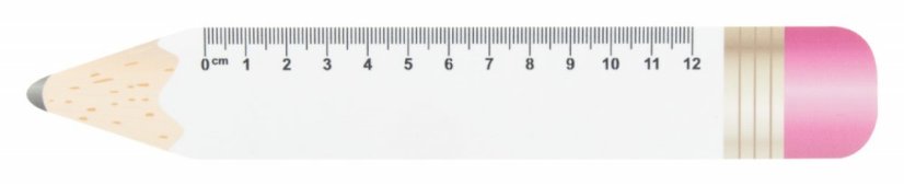 Sharpy 12 12 cm pravítko ve tvaru tužky