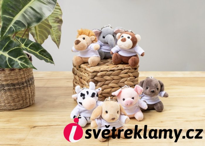 ApeFob plyšový přívěsek na klíče s opičkou