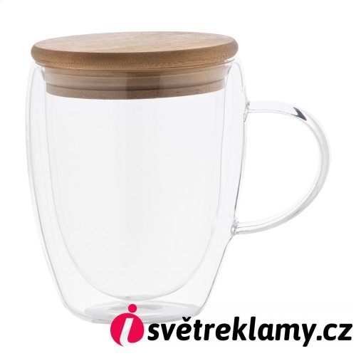 Grobina skleněný termo hrnek