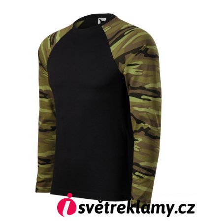 Camouflage LS - Barva: camouflage gray, Velikost: XS