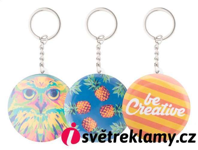 KeyBadge Bottle přívěšek na klíče s plackou
