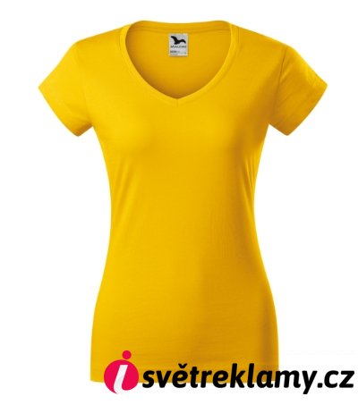 Fit V-neck - Barva: bílá, Velikost: XS
