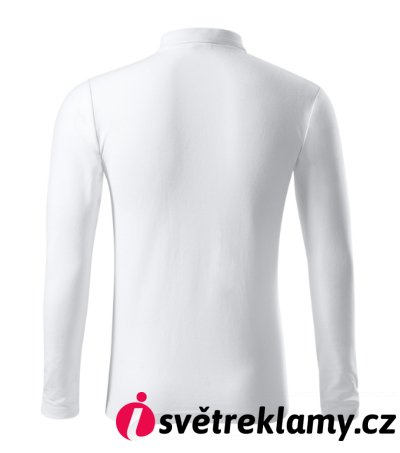 Pique Polo LS - Barva: bílá, Velikost: S