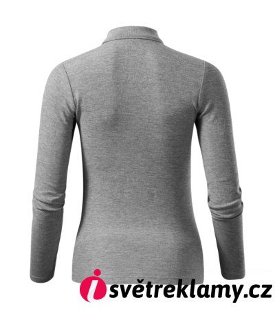 Pique Polo LS - Barva: královská modrá, Velikost: XS