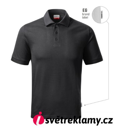 Resist Heavy Polo - Barva: ebony gray, Velikost: S