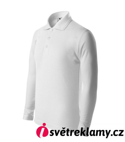 Pique Polo LS - Barva: nebesky modrá, Velikost: 158 cm/12 let