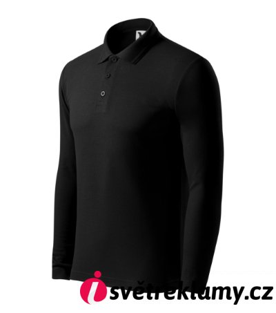 Pique Polo LS - Barva: bílá, Velikost: S