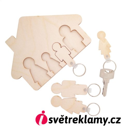 Homey Plus věšák na klíče na stěnu