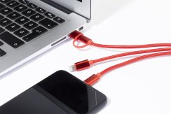 Rafob nabíjecí kabel s přívěškem na klíče