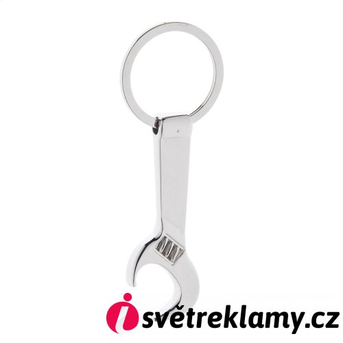 Spanner přívěšek na klíče s otvírákem na láhve