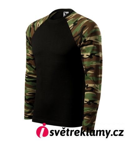Camouflage LS - Barva: camouflage gray, Velikost: XS