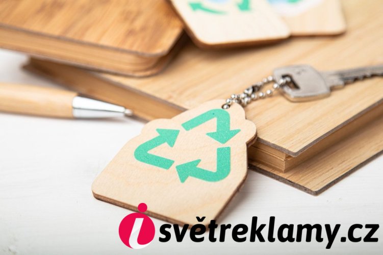 EcoRing přívěšek na klíče, recyklování