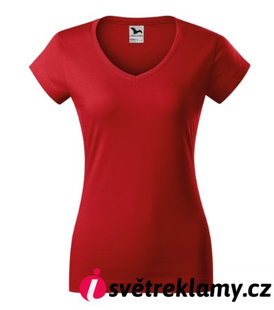 Fit V-neck - Barva: bílá, Velikost: XS