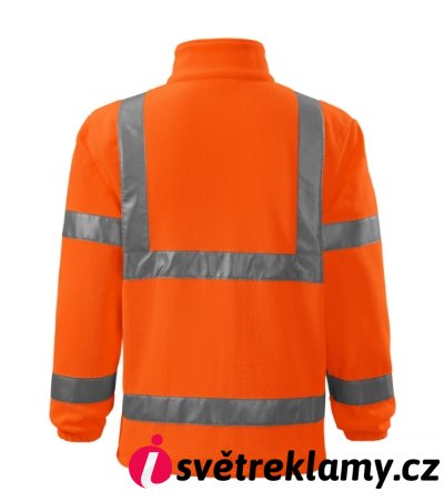 HV Fleece Jacket - Barva: fluorescenční žlutá, Velikost: M