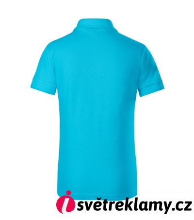 Pique Polo Free - Barva: tmavě šedý melír, Velikost: 158 cm/12 let