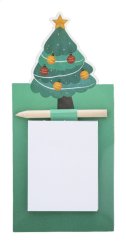 Julliste Vánoční magnetický zápisník, vánoční stromeček
