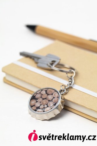 Bubly přívěšek na klíče s otvírákem