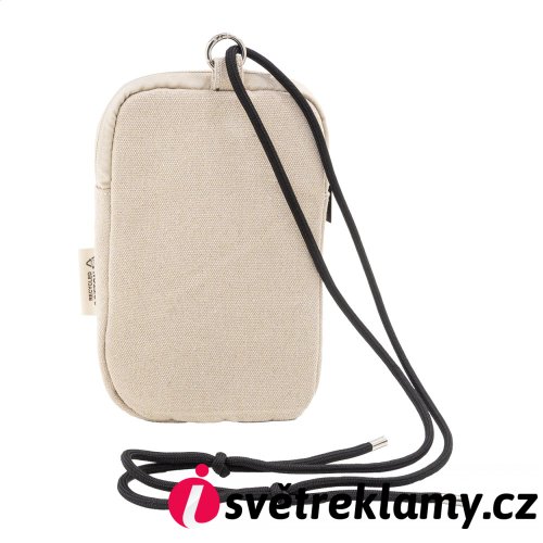 CanvaFon taška přes rameno z recyklovaného plátna na telefon
