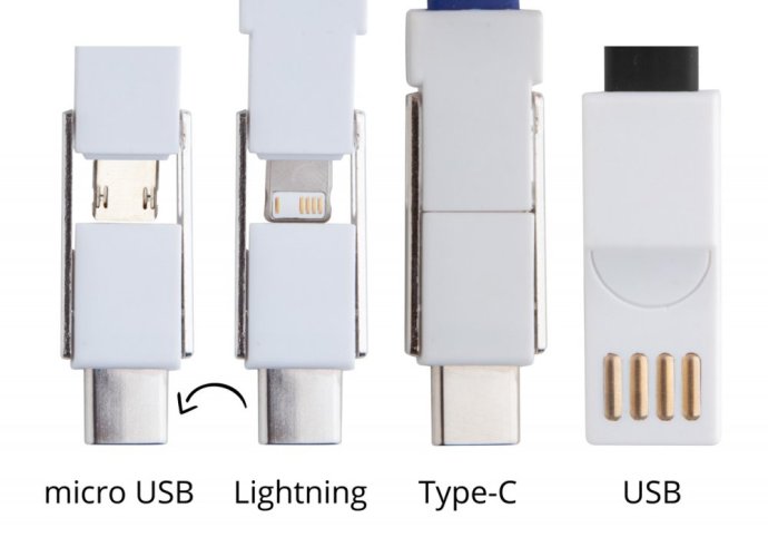 Hedul přívěšek na klíče s USB nabíjecím kabelem