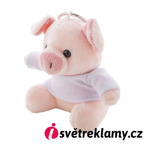 PigFob přívěsek na klíče s plyšovým prasátkem