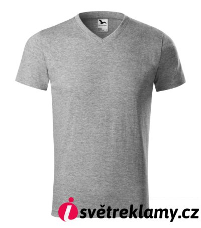 Heavy V-neck - Barva: bílá, Velikost: S