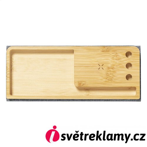 Atrova podložka pod myš s bezdrátovou nabíječkou