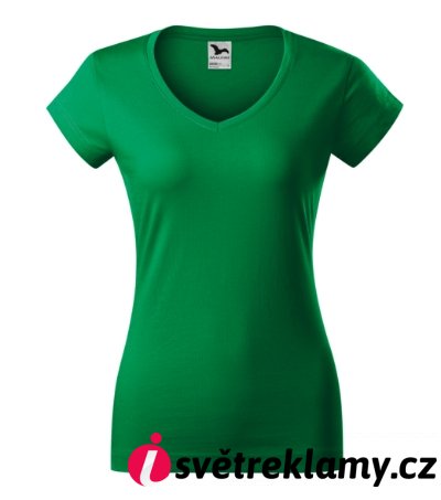 Fit V-neck - Barva: bílá, Velikost: XS