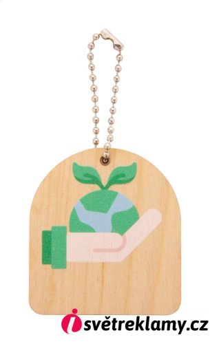 EcoRing přívěšek na klíče, zeměkoule